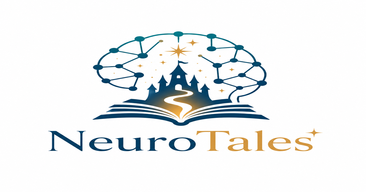 NeuroTales: an open book and a storybook castle